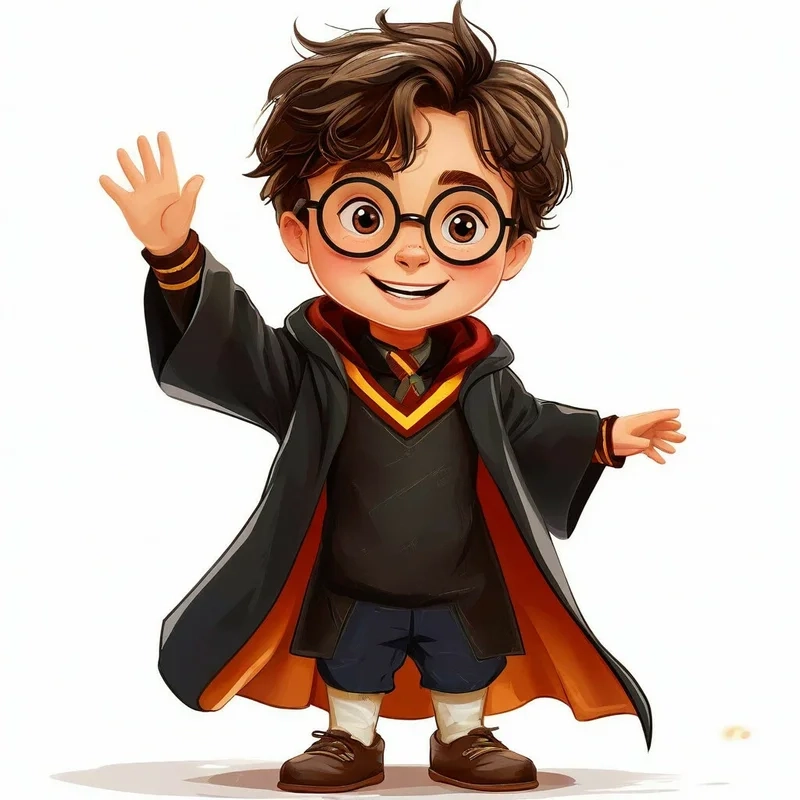 Harry potter chibi svg giúp bạn tạo ra các thiết kế tuyệt vời cho sản phẩm của mình