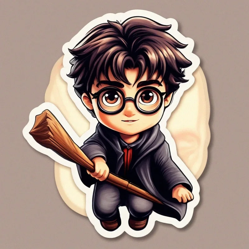 Harry potter chibi 3d tạo nên vẻ đẹp độc đáo và sinh động