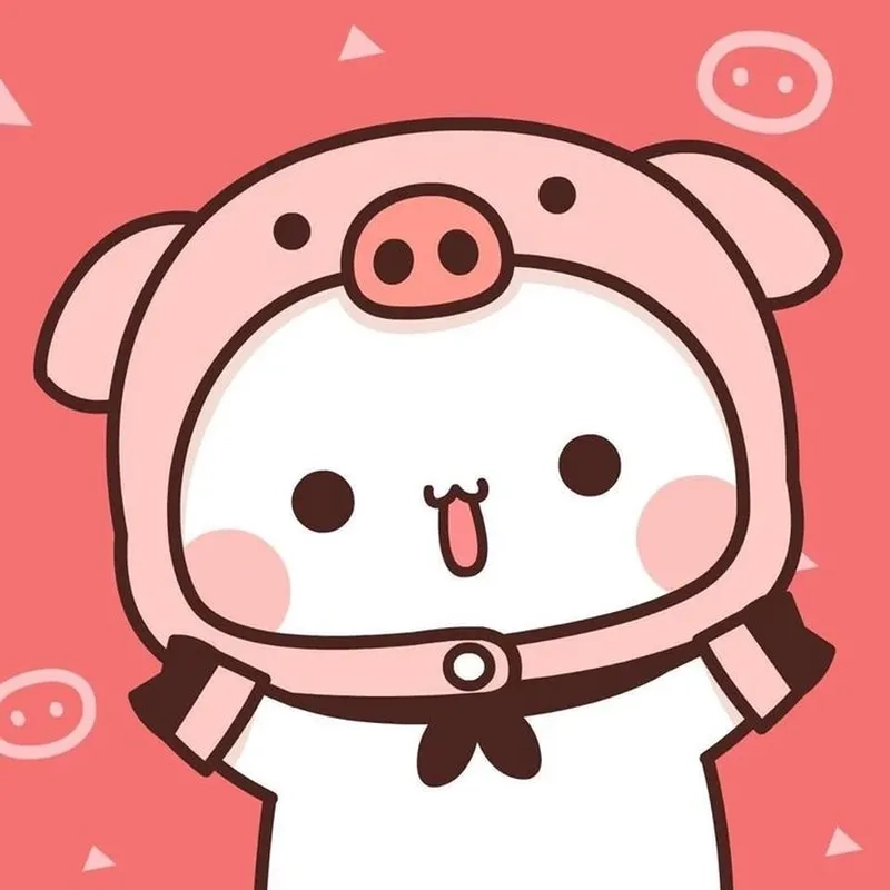 Ngập tràn cảm xúc với con lợn chibi cực đáng yêu