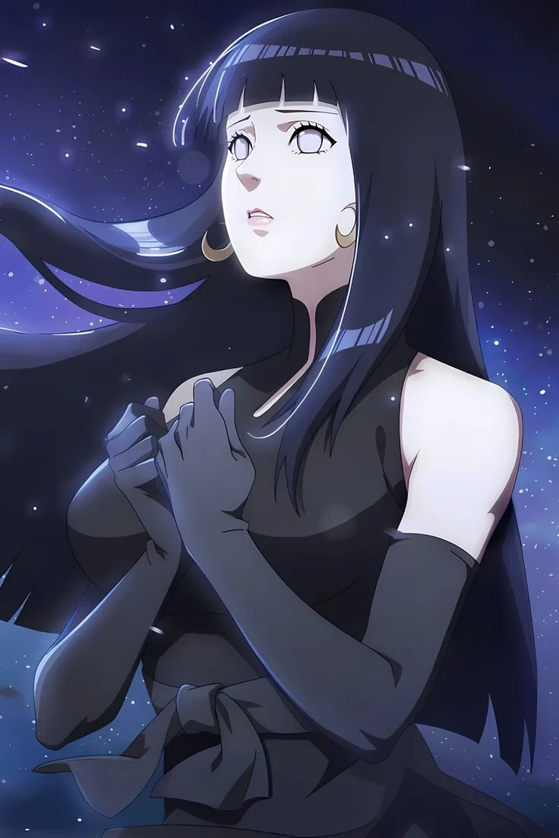 Nhan sắc nổi bật của Hinata Hyuga khiến ai cũng phải chú ý