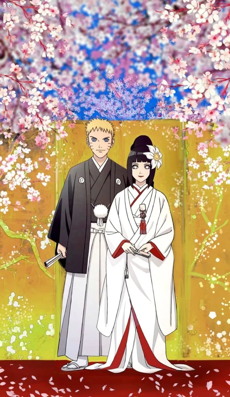 Xem lại chi tiết Naruto và Hinata đám cưới cực kỳ lãng mạn