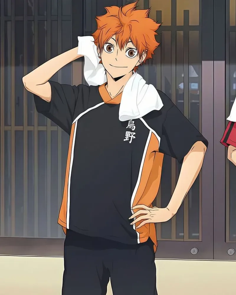 Hinata Shoyo uniforme trong các pha bóng tuyệt vời, thật ấn tượng