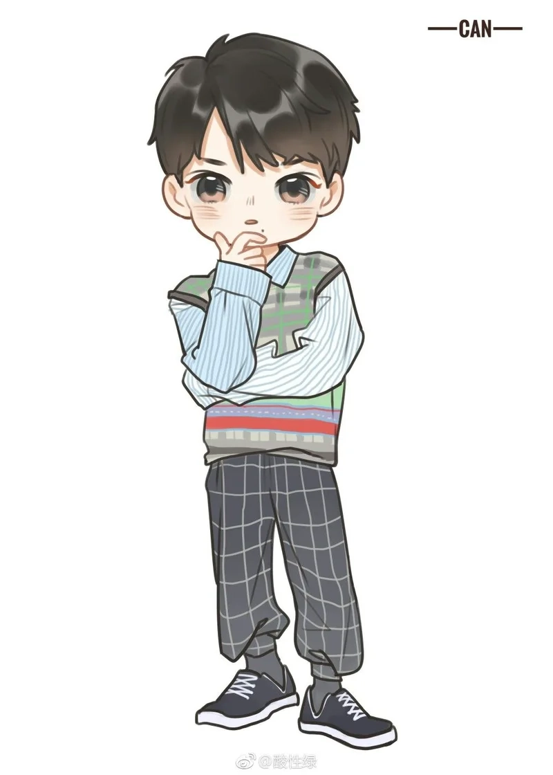 Ngắm trọn bộ ảnh anime chibi cute nam đáng yêu hết nấc