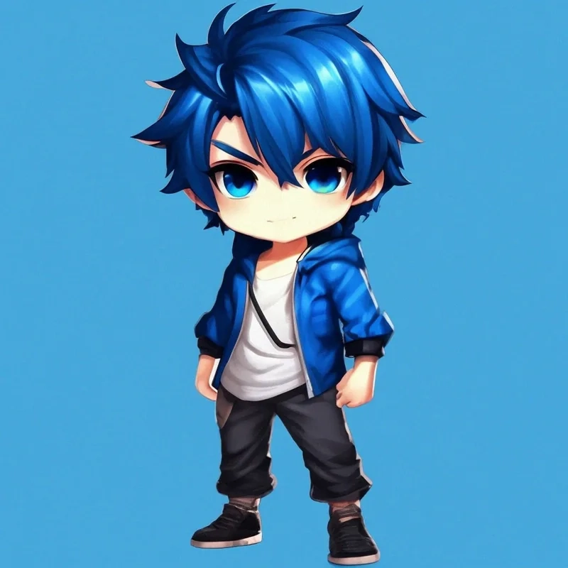 Đậm chất cá tính với hình chibi ngầu nam cực phẩm