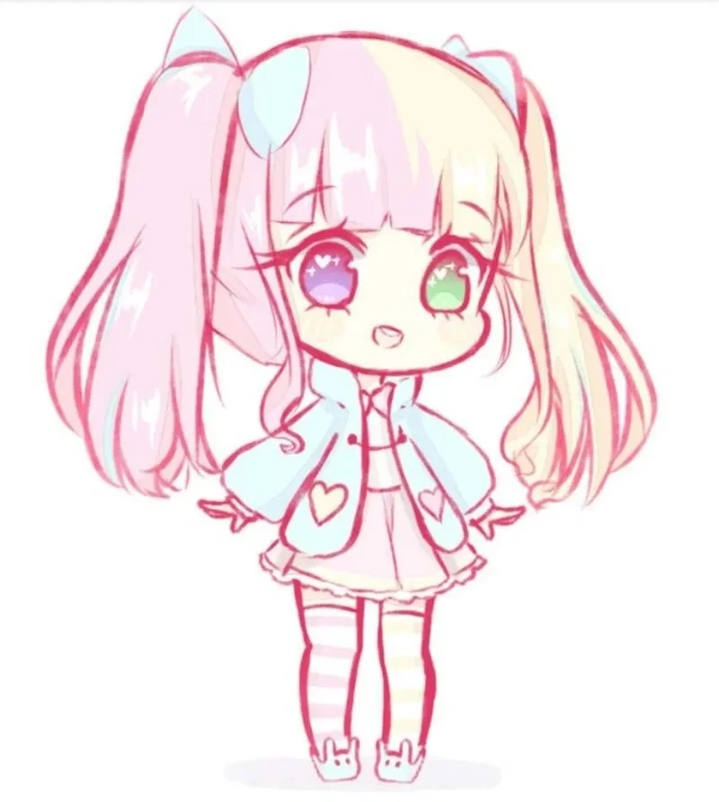 Tải ngay hình nền cute chibi nữ cho điện thoại của bạn