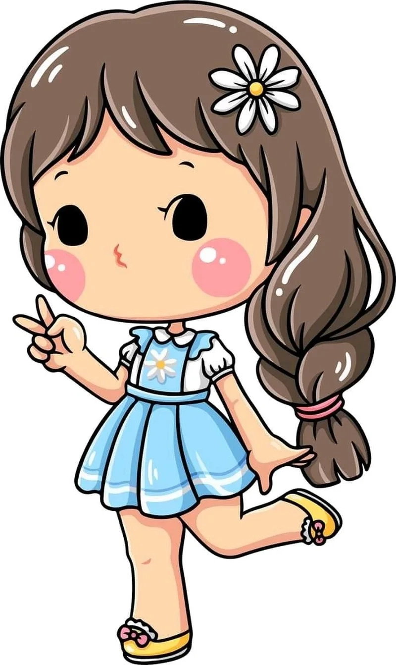 Cập nhật hình cute chibi nữ siêu đáng yêu