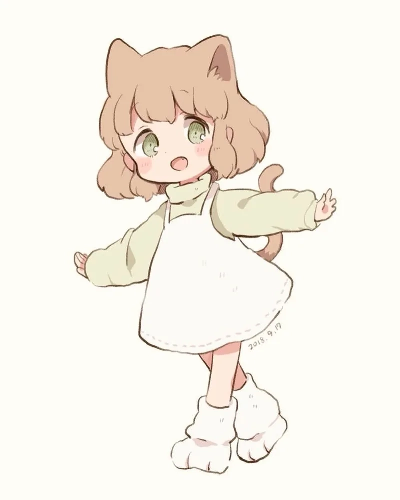 Ngắm nhìn hình ảnh anime chibi nữ cute dễ thương