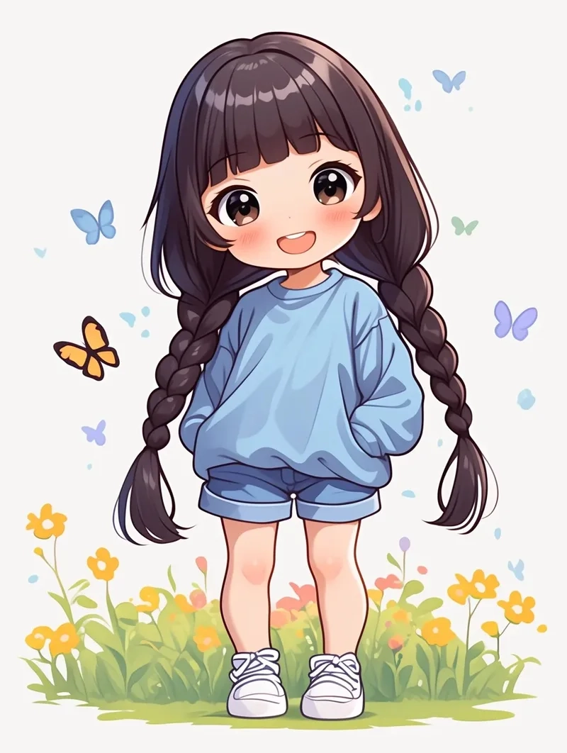 Ngắm nhìn anime nữ cute đáng yêu chibi cực chất
