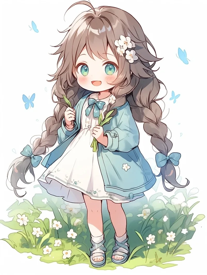 Bộ sưu tập hình anime nữ chibi cute cực dễ thương