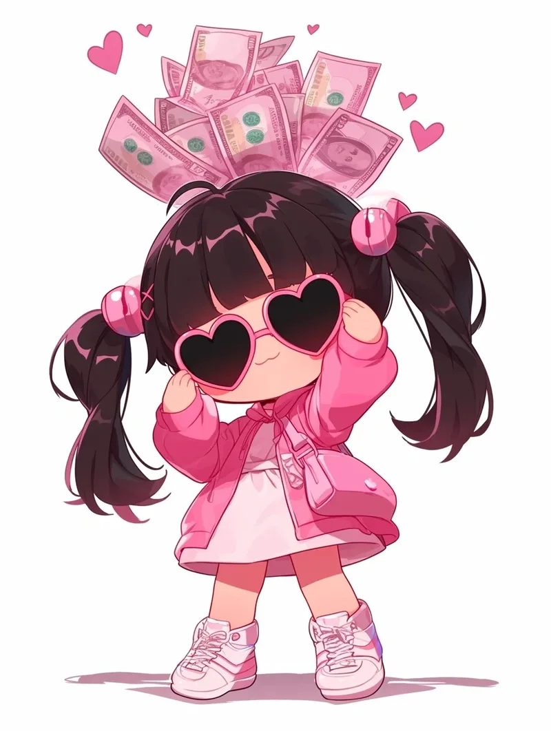 Thế giới dễ thương qua ảnh anime chibi cute nữ