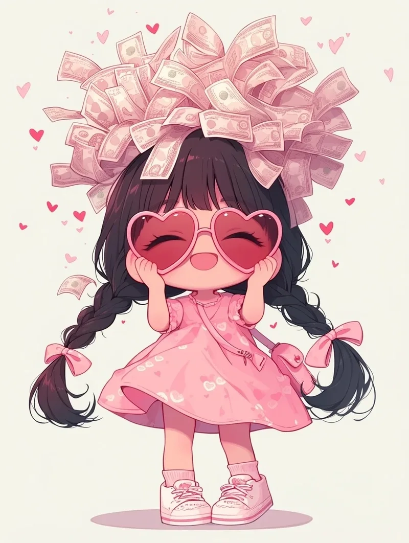 Mãn nhãn với bộ ảnh anime chibi nữ siêu ngọt ngào