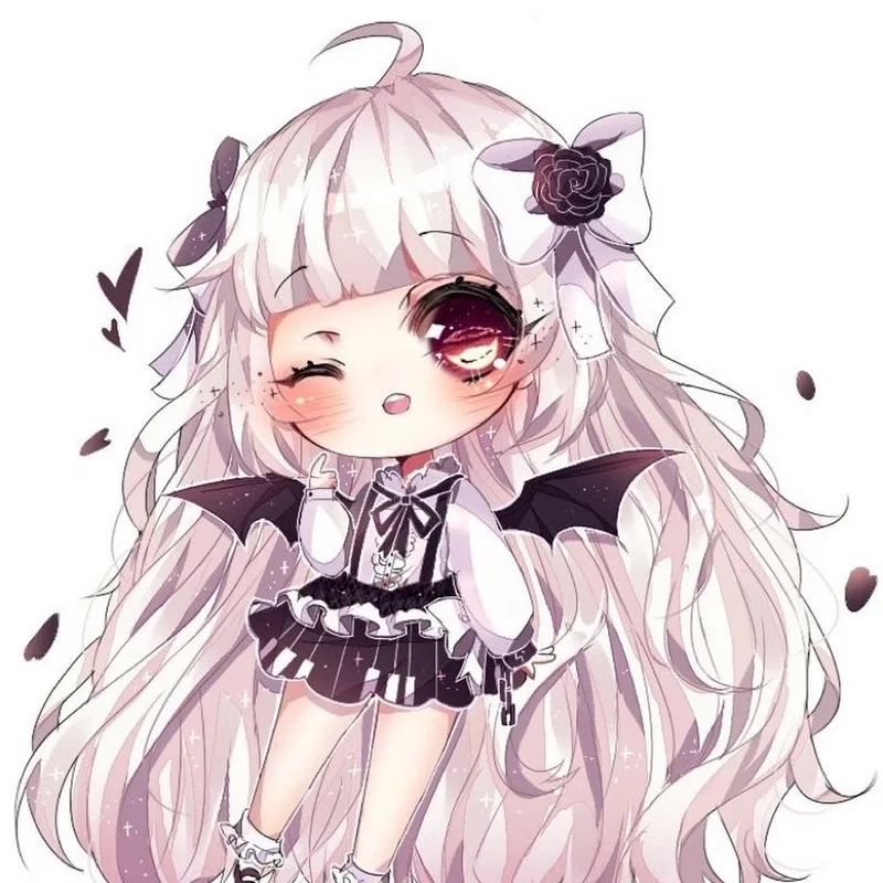 Ai yêu chibi chắc chắn sẽ thích ảnh anime cute chibi nữ