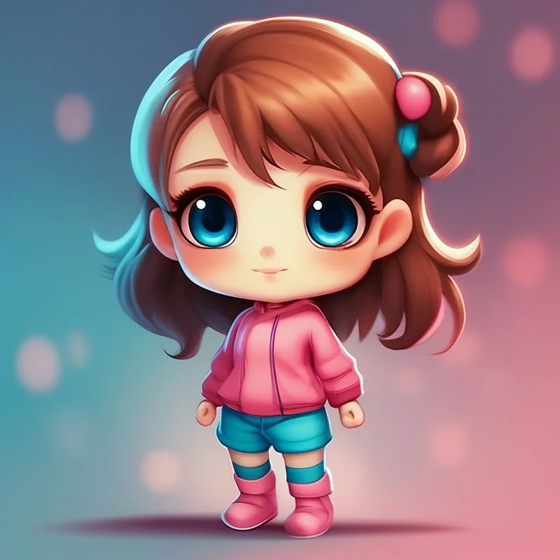 Lạ mắt và siêu cá tính với hình chibi ngầu nữ