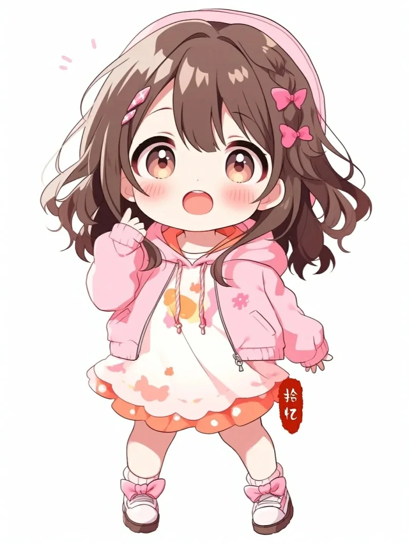 Đổi mới phong cách với hình nền chibi nữ ngầu