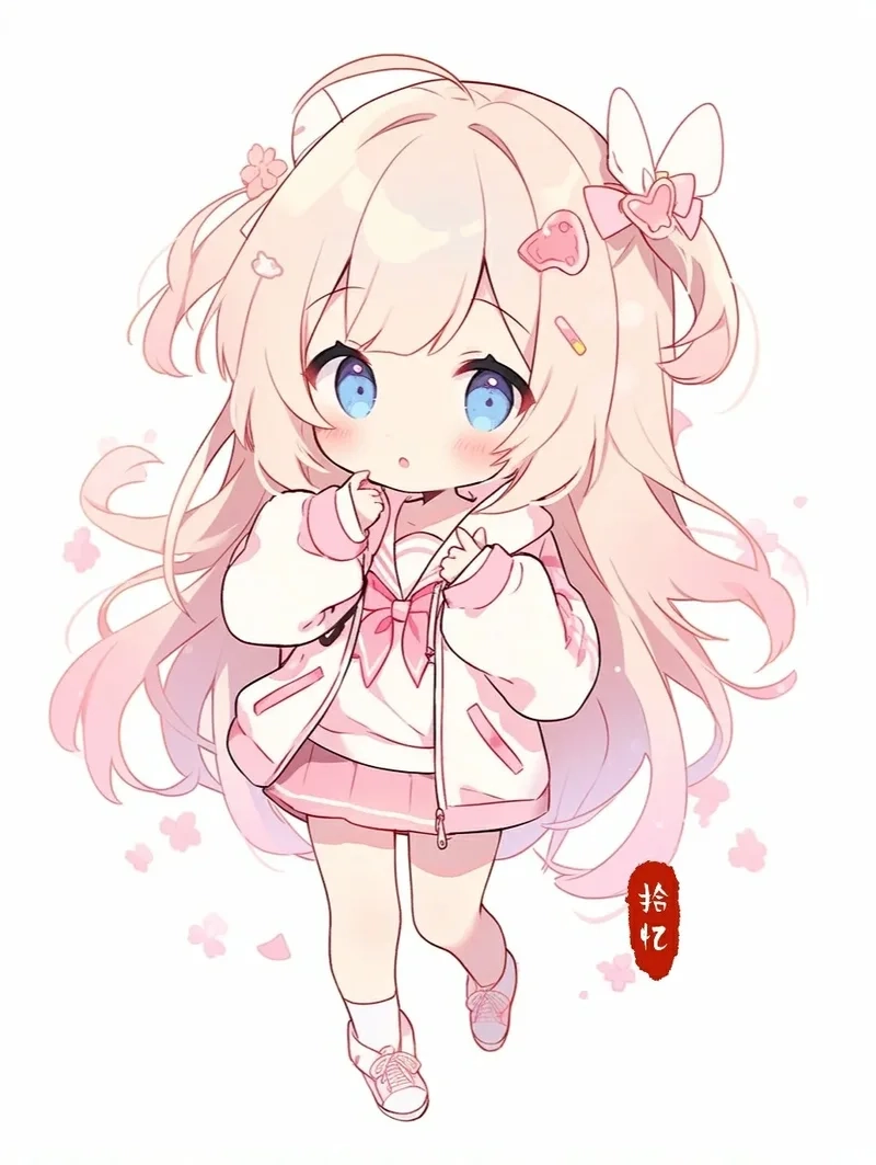 Cá tính nổi bật trong ảnh anime nữ chibi ngầu