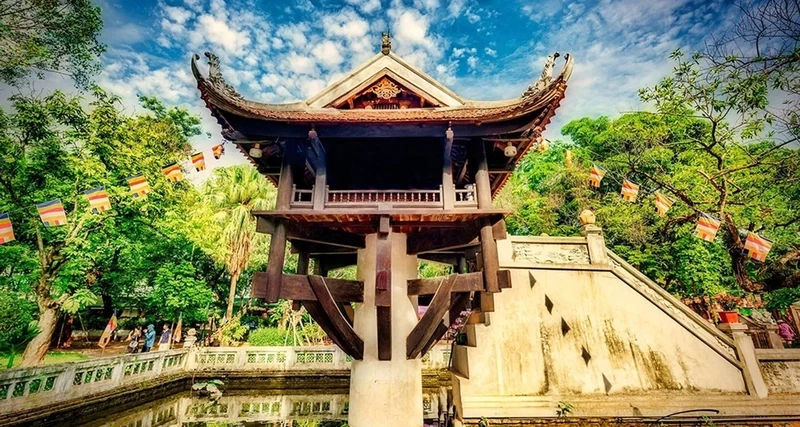 Chùa Một Cột nguyên bản là hình mẫu của sự kiên cố và tinh tế trong kiến trúc cổ đại
