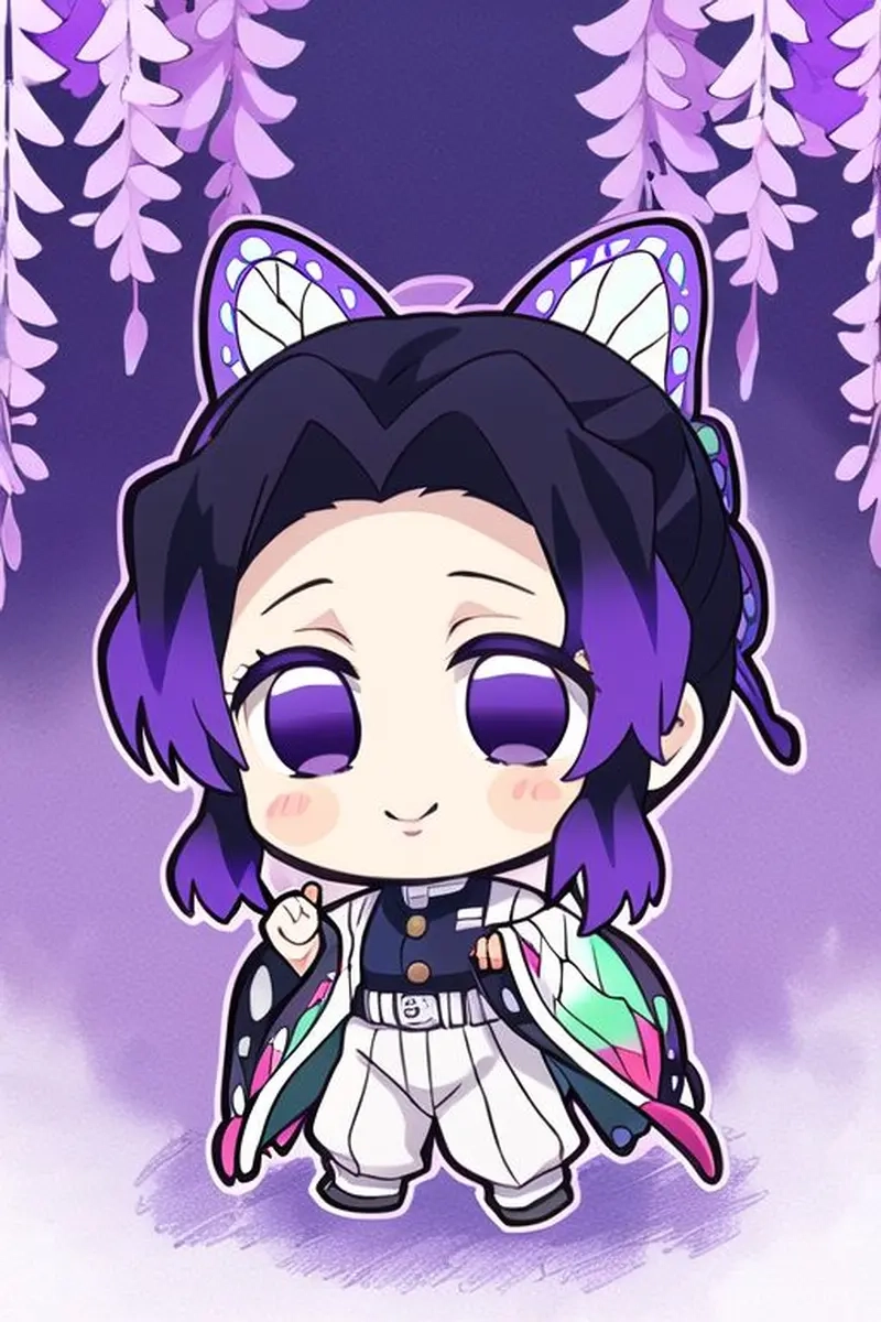 Hình shinobu chibi đẹp, dễ thương ngập tràn cảm xúc