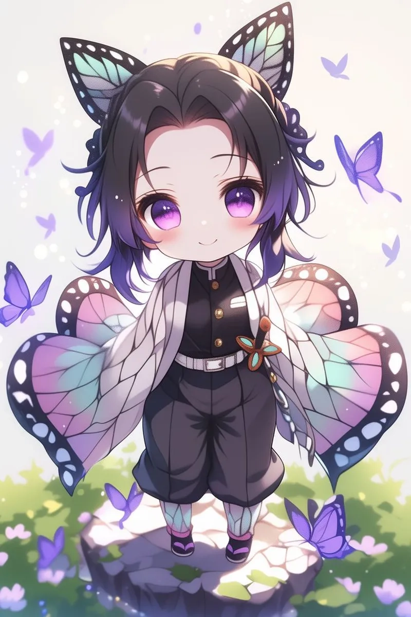 Tải ngay hình nền shinobu chibi cho điện thoại và máy tính