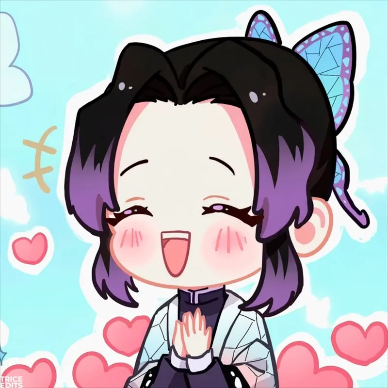 Avatar shinobu chibi siêu đáng yêu và dễ thương