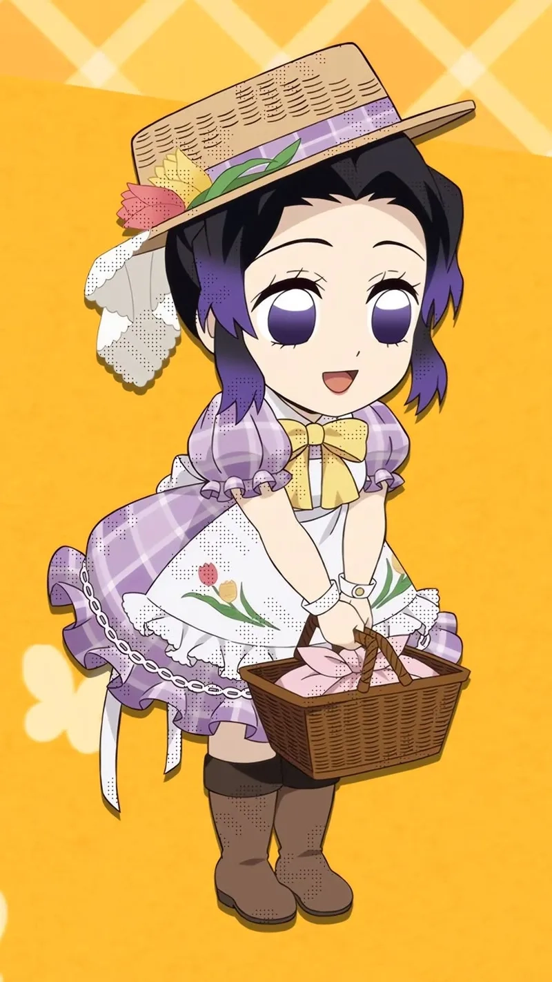 Shinobu chibi drawing siêu dễ thương, không thể bỏ qua