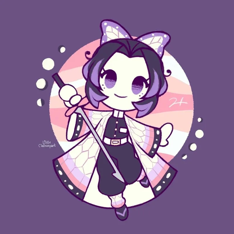 Khám phá bộ kochō shinobu chibi cực kỳ dễ thương