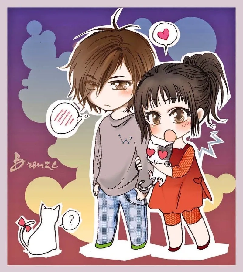 Tổng hợp cặp đôi chibi cute cho bạn và người ấy