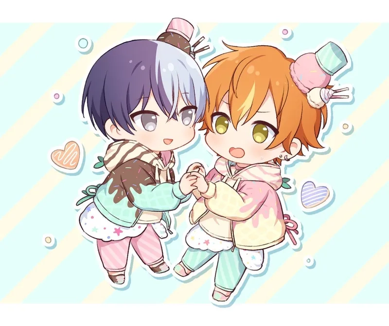 Tải ngay hình nền chibi cặp cho điện thoại