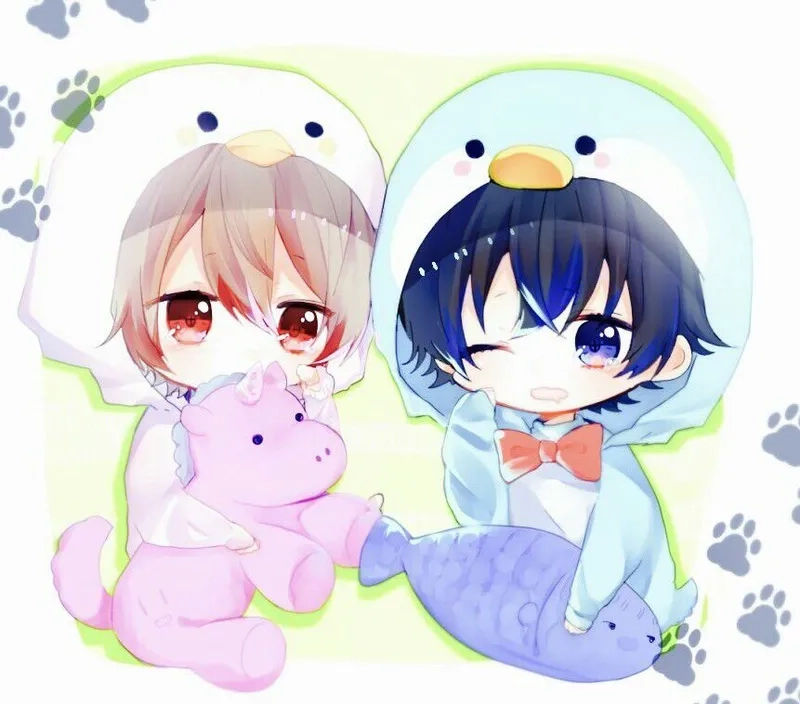 Chiêm ngưỡng hình ảnh chibi cặp đôi dễ thương