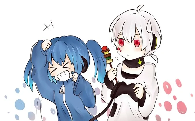 Khám phá ảnh anime chibi cặp ngọt ngào