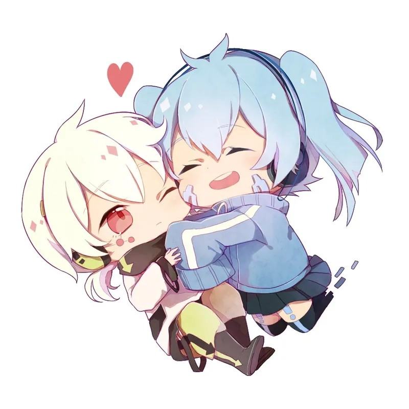 Tuyển chọn ảnh anime chibi cặp đôi đáng yêu
