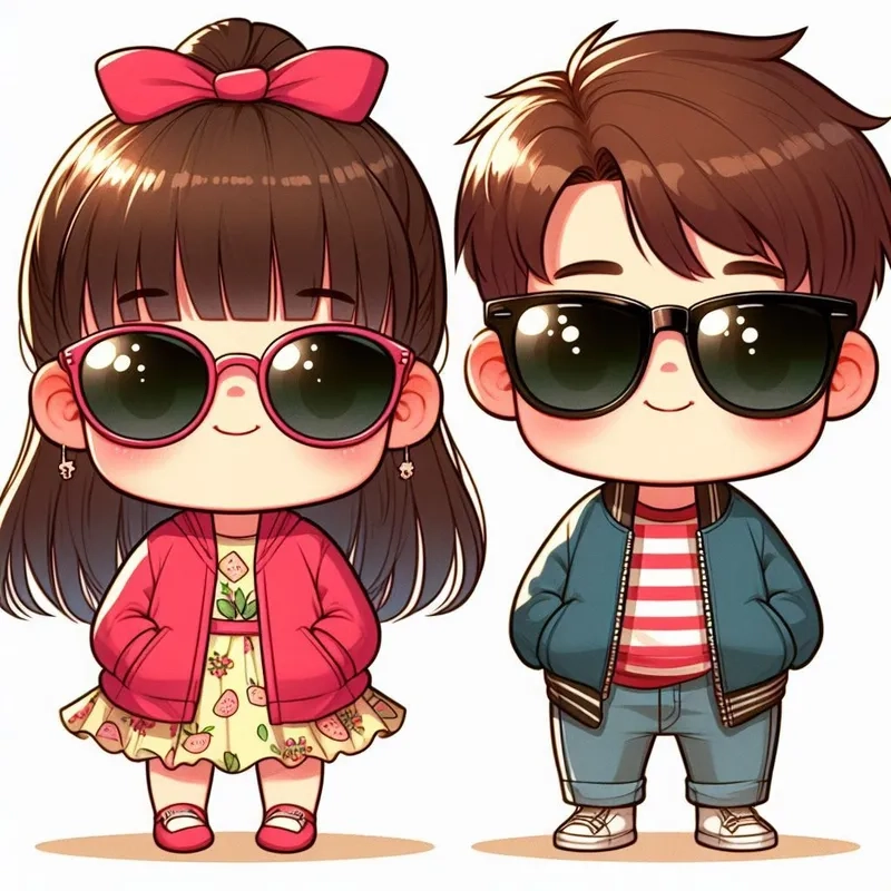 Bộ sưu tập ảnh chibi cặp đáng yêu nhất