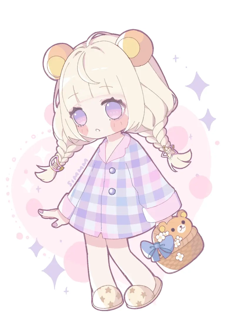 Hình nền con gái chibi cực dễ thương, không thể bỏ qua