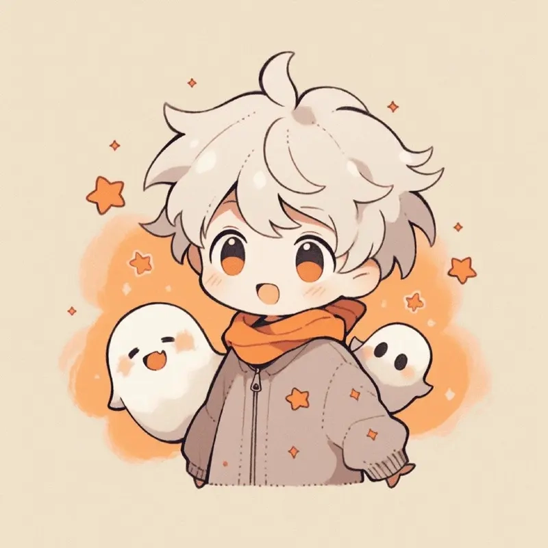 Thêm một chút ngọt ngào với chibi hình nền cute nam cực dễ thương