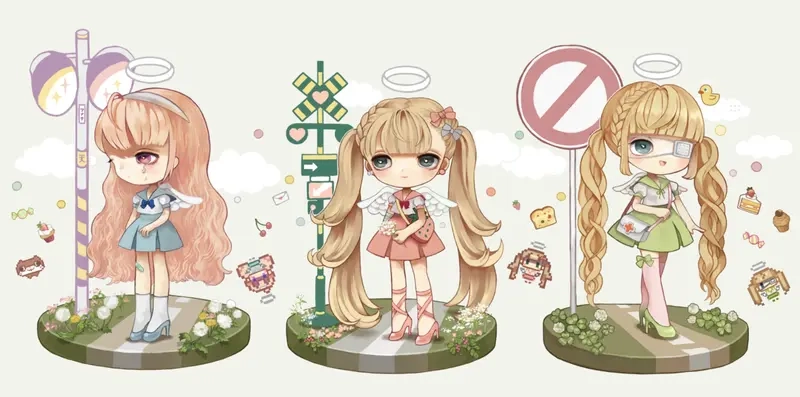 Chibi cute hình nền dễ thương cực kỳ ngọt ngào và đáng yêu