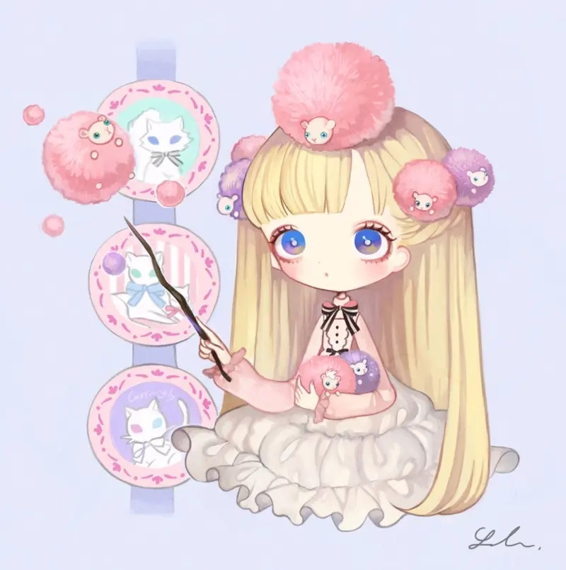 Hình nền anime chibi dễ thương siêu dễ thương và nổi bật