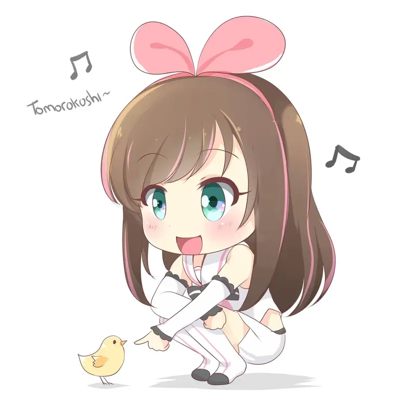 Tô màu cá tính với nền anime chibi cực ngầu