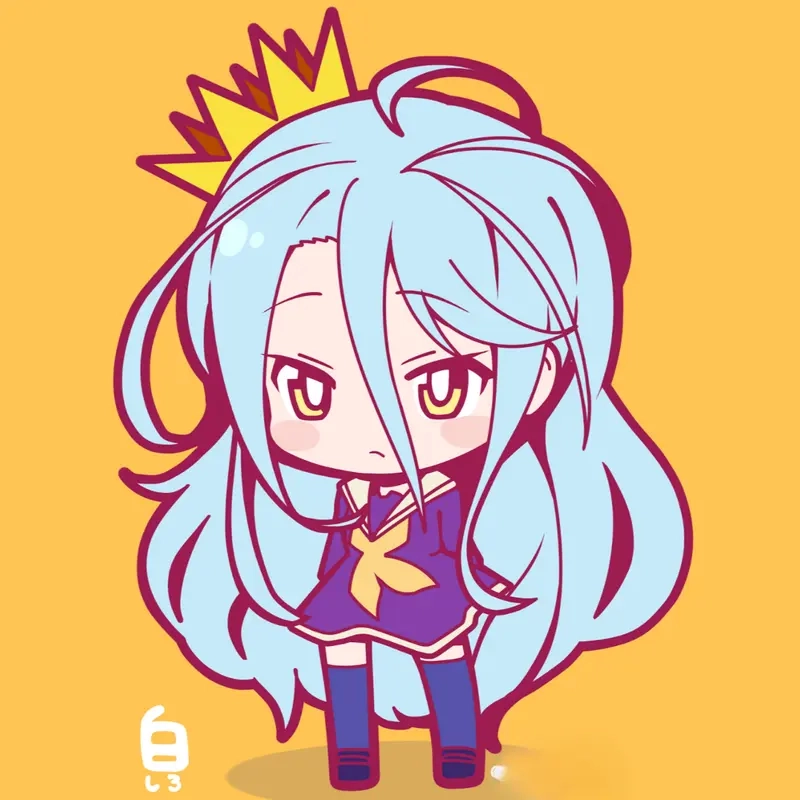 Sắc màu dịu dàng từ ảnh nền chibi dễ thương