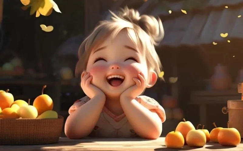 Meme em bé hun với nụ hôn ngọt ngào khiến bạn không thể ngừng cười