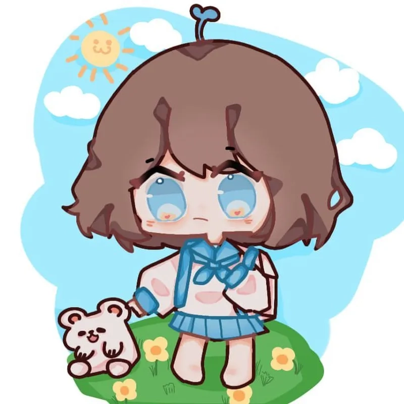 Cảm giác ngọt ngào với chị mèo simmy chibi dễ thương