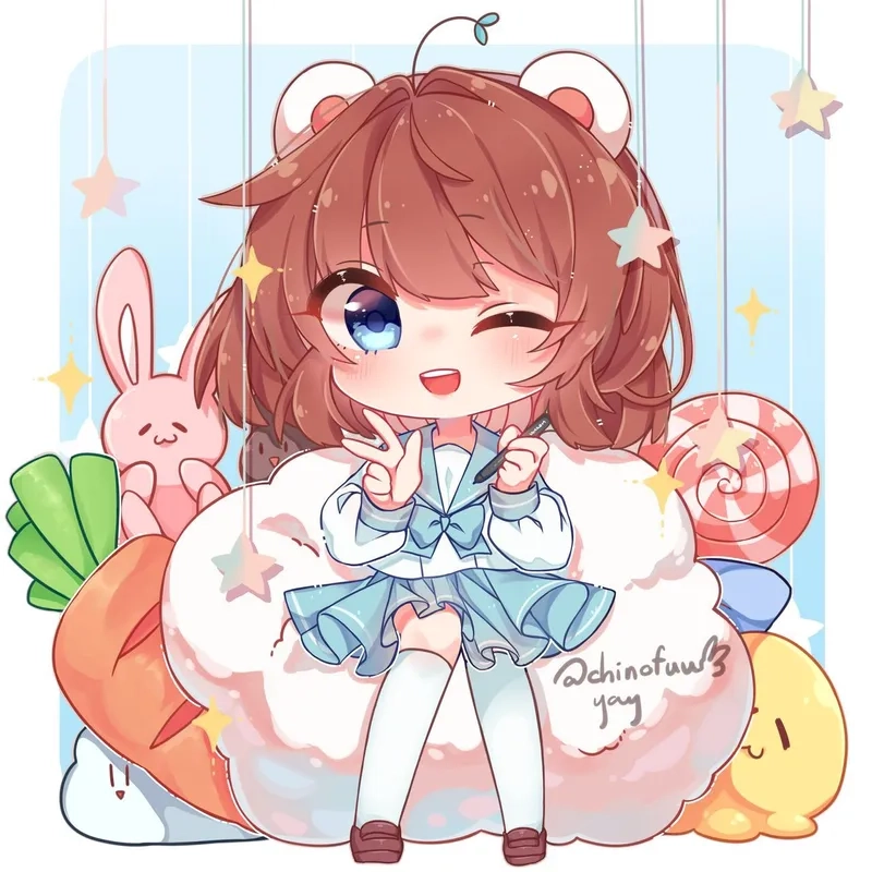 Hướng dẫn cách vẽ mèo simmy chibi siêu dễ dàng