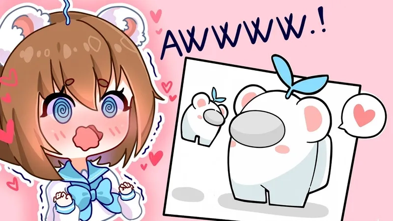 Mèo simmy cute chibi sẽ khiến bạn không thể rời mắt