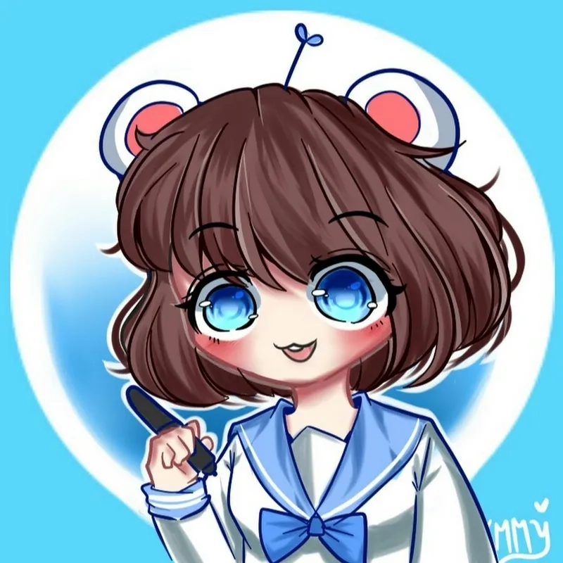 Khám phá vẽ chị mèo simmy chibi siêu dễ dàng