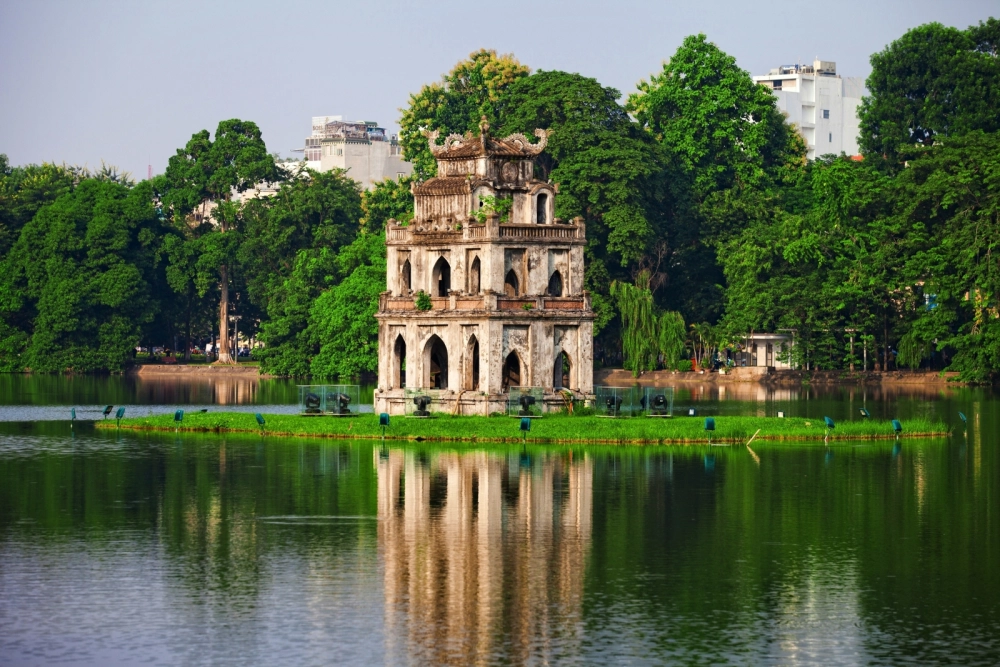 Ngỡ ngàng với nét kiến trúc hồ gươm đậm hồn đất Việt