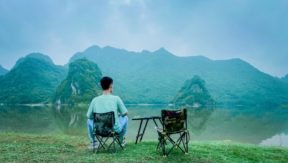Địa phận thuộc hồ quan sơn huyện mỹ đức nên thơ