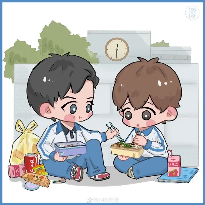 Loạt chibi học sinh khiến ai cũng phải xiêu lòng