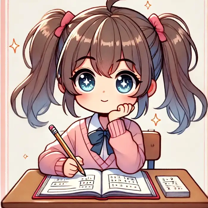 Tự tay thử ngay vẽ học sinh chibi đơn giản