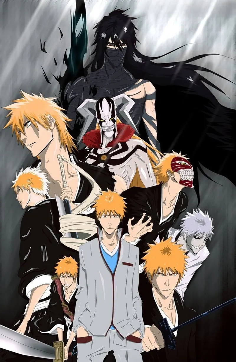 Thỏa sức chiêm ngưỡng hình ảnh Ichigo Bankai từ manga đến anime