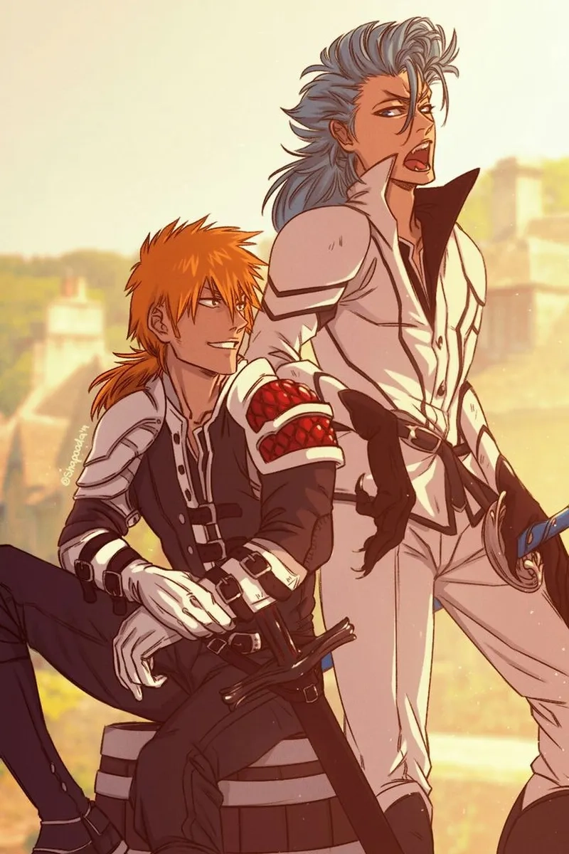Grimmjow x Ichigo tạo nên những pha đấu nảy lửa trong Bleach