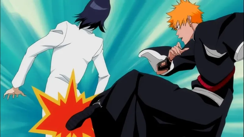 Cùng theo dõi cuộc đối đầu của Uryu x Ichigo đầy kịch tính và gay cấn