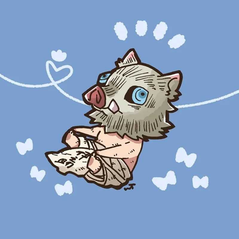 Cùng chiêm ngưỡng dibujos de inosuke chibi siêu nghệ thuật